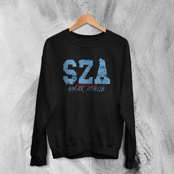 SZA Omar Apollo Cute Tour Live Concert Music Streetwear Fan Sweatshirt 166 - Picture 1 of 5